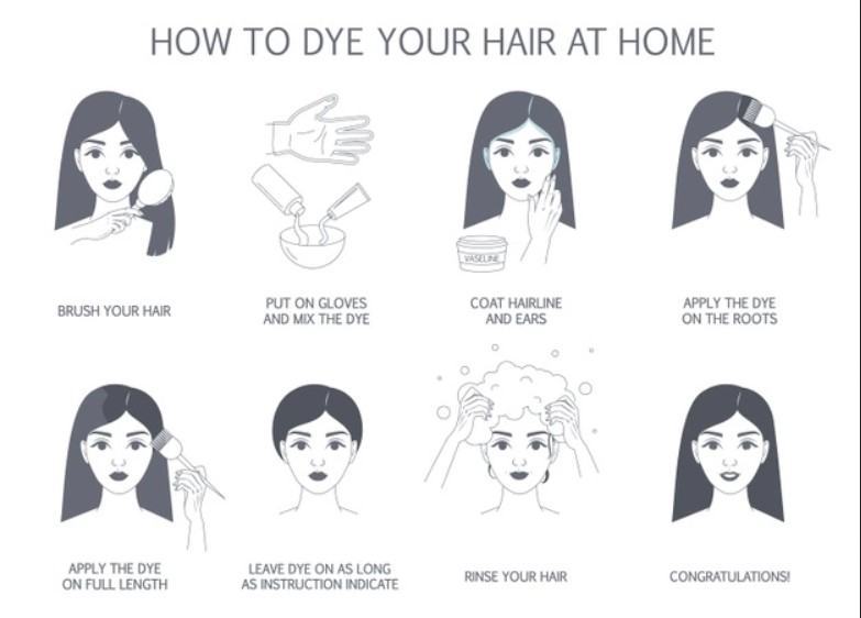 How to dye your hair at home