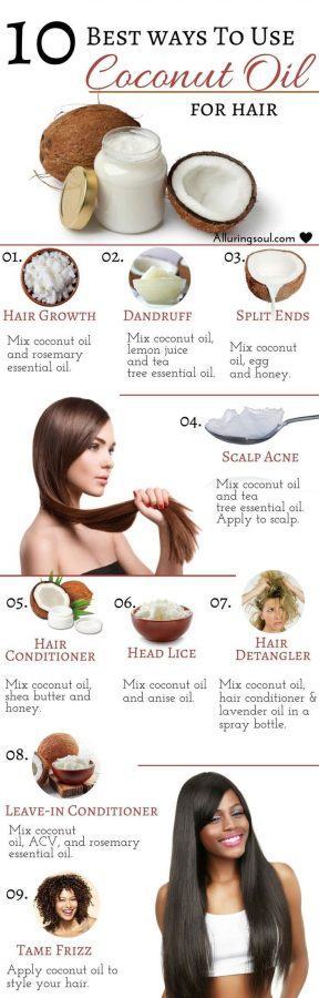 Right way to Apply Coconut Oil to Hair