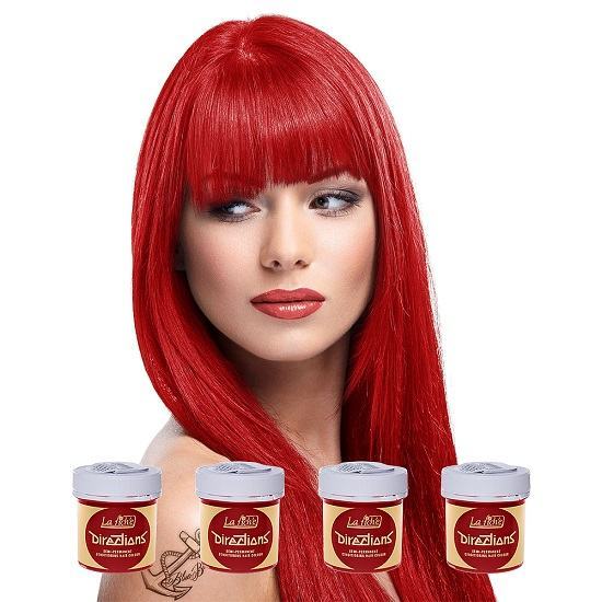 La Riche Directions Semi-Permanent Hair Color Dye, Pillarbox Red & Poppy Red (2 Pack)