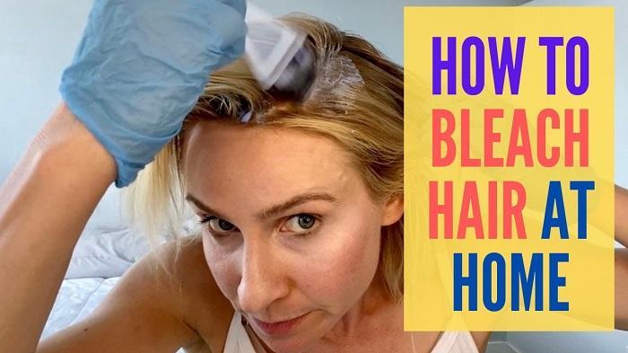 How to bleach hair at home safely without damage
