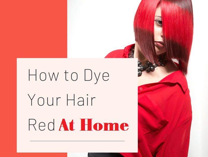 How to dye your hair red at home