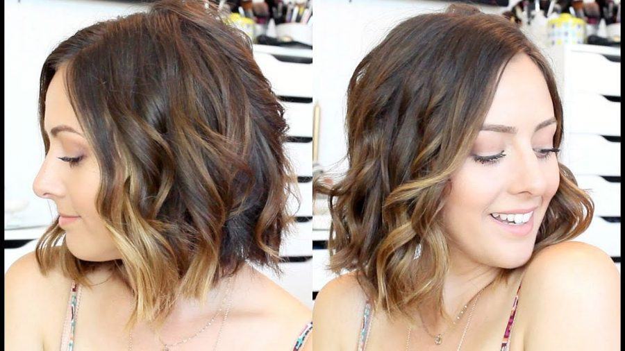 How to curl hair with straightener