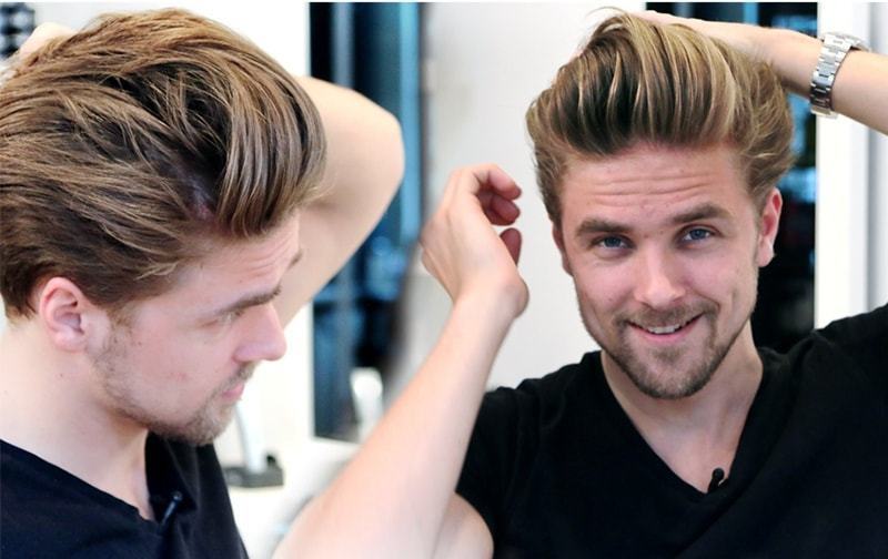 Instructions for using Hair Wax to help keep the style long and not itchy for men