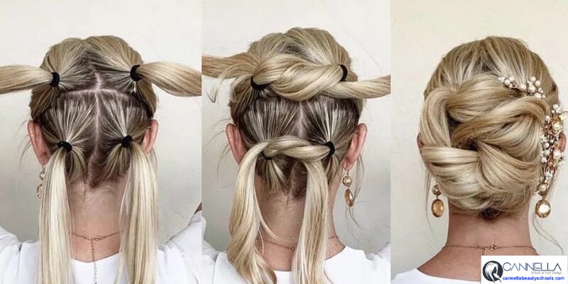 Twisted Low Ponytail